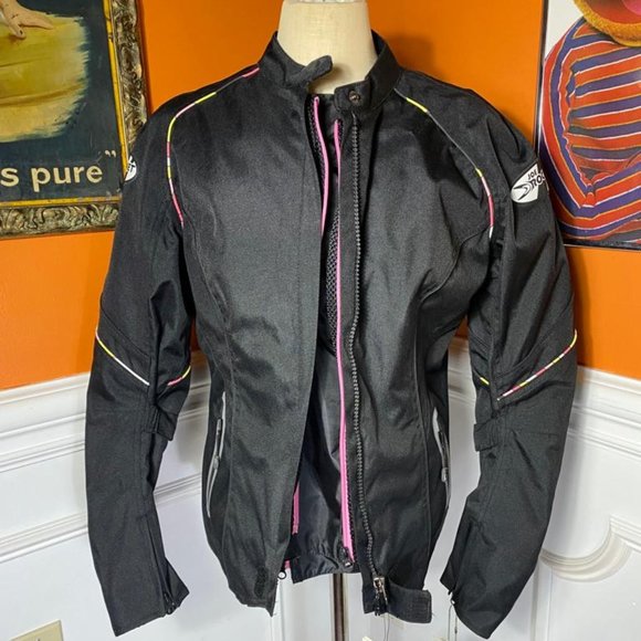 Joe Rocket Luna 2.0 Women’s Armored Motorcycle Jacket Size L - Picture 1 of 10